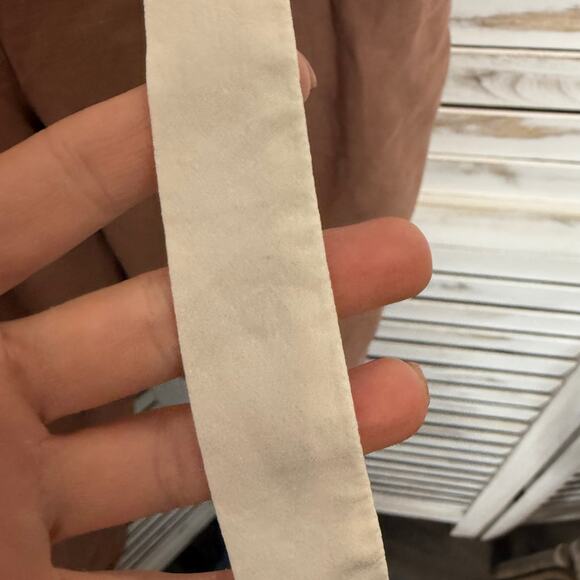 WILFRED ARITZIA Women's 8 Allant Linen Pants Cropped Waist Tie Moroccan Spice - Picture 7 of 16